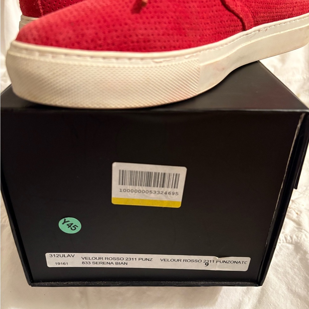 Men’s Del Torro Velour Rosso shoes - Picture 8 of 11